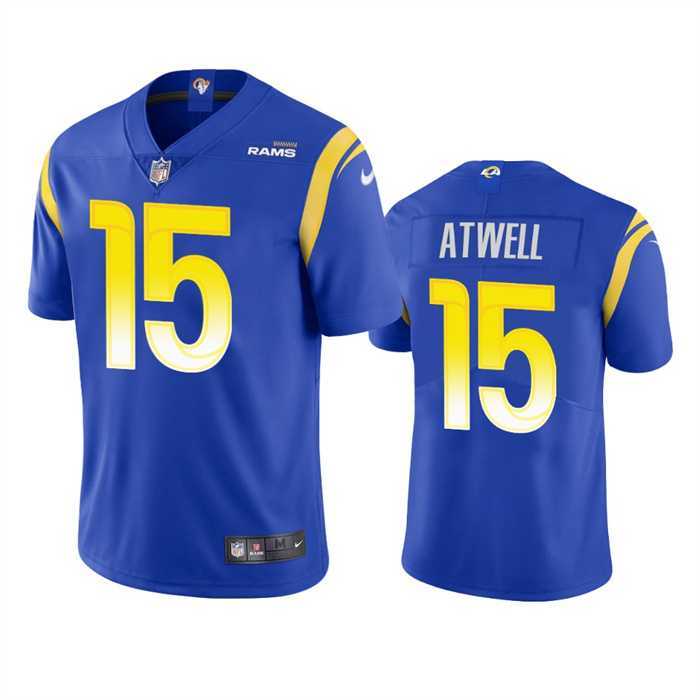 Men & Women & Youth Los Angeles Rams #15 Tutu Atwell Royal Vapor Untouchable Limited Stitched Football Jersey